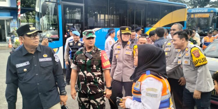 Kunjungi Pos Pengamanan Terminal, Forkopimda Kota Sukabumi Pantau Arus Mudik Libur Tahun Baru