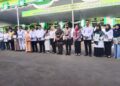Anggota Polsek Warudoyong Lakukan Pengamanan Upacara Peringatan Hari Amal Bakti ke-79
