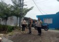 Polsek Cibeureum Sambangi Warga Bersama Babinsa