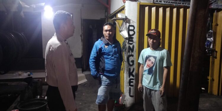 Polsek Cibeureum pertajam Patroli malam Cegah Gangguan Kamtibmas