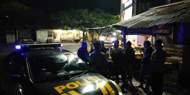 Jaga Kondusifitas Polsek Citamiang Sukabumi Gencarkan Patroli