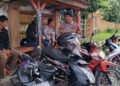 Sambangi Ojeg Pangkalan, Polsek Lembursitu Beri Himbauan Kamtibmas