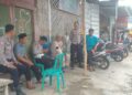 Bhabinkamtibmas dan Kanit Provost Polsek Lembursitu Sambangi Warga, Sampaikan Pesan Kamtibmas