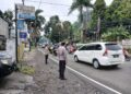 Polsek Gunungpuyuh Rutin Laksanakan Gatur Pagi, Agar Terciptanya Kamseltibcar Lantas Dipagi Hari Diwilayah Hukum Polsek Gunungpuyuh