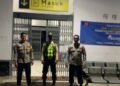 Patroli Objek Vital, Personel Polsek Cireunghas Sampaikan Imbauan Kamtibmas