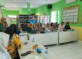 Panit Binmas Polsek Cisaat Hadiri Lokakarya Mini Lintas Sektor Puskesmas Cisaat Tahun 2025