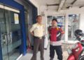 Anggota Patroli Sambangi Obyek Vital Perbankan Himbau Security Cegah Terjadinya Gangguan Kamtibmas