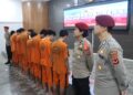 Polres Sukabumi Kota Pajang 4 Terduga Pelaku Yang Aniaya Korban Hingga Tewas