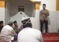 SAMBANGI TOKOH AGAMA, BHABINKAMTIBMAS DESA KEBONPEDES SAMPAIKAN PESAN KAMTIBMAS