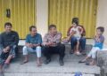 Bhabinkamtibmas Polsek Sukabumi Desa Karawang Beri Himbauan