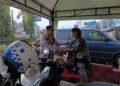 Kapolsek Sukaraja menggelar aksi sosial dalam semangat kepedulian dan berbagi di bulan suci Ramadan