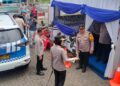 Kapolres Sukabumi Kota Cek Pos Pam dan Pos Yan Pastikan Kesiapan Personil