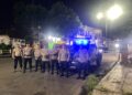 Polsek Kebonpedes Apel dan Patroli KRYD Ops Idul Fitri 2025 di Pos Pam Ciseke