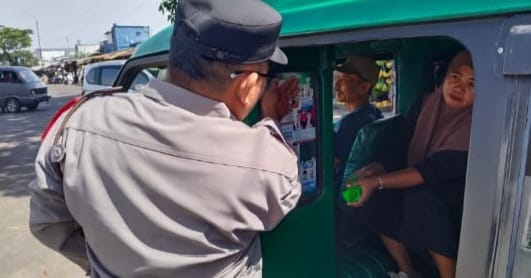 Mudik Aman Keluarga Nyaman Polsek Citamiang Ciptakan Situasi Kamtibmas yang Aman dan Kondusif