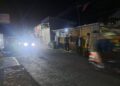 Polsek Sukaraja terus berupaya melakukan tindakan preventif dengan menggelar patroli saat malam takbir guna menjaga kondusifitas