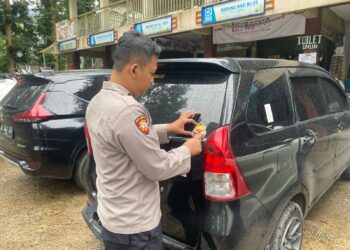 Polsek Kadudampit Sosialisasi Mudik Aman, Keluarga Nyaman” Bagi Pengendara