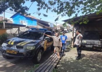 Patroli Polsek Cireunghas Sambang Masyarakat Pasca Lebaran Jaga Kamtibmas Kondusif