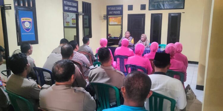 Jalin Kehangatan Idul Fitri 2025. Kapolsek Baros laksanakan Halalbihalal