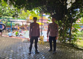 Libur Lebaran, Polsek Baros Tingkatkan Patroli Ke Tempat Wisata