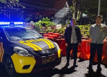 Samapta Polsek Cikole Tingkatkan Patroli Di Malam Hari