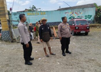 Patroli  Obyek Wisata, Polsek Cisaat Lakukan Pengamanan Obyek Wisata Libur Idul Fitri