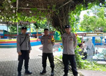 Berikan rasa aman saat berlibur Polsek Baros tingkatkan Patroli Obyek Wisata