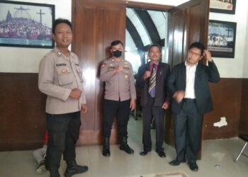 Pam Gereja, Sudah Menjadi Rutinitas Anggota Polsek Warudoyong