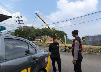 Libur Lebaran, Polsek Baros Rutin Patroli Jaga Kamtibmas