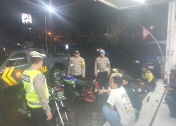 Patroli KRYD ke Obyek Vital Malam Hari untuk Cegah  Gangguan Kamtibmas Serta Berikan Rasa Aman Kepada Masyarakat.