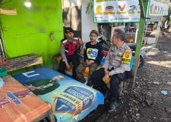 Efektifkan Sambang Bhabinkamtibmas Polsek Baros hadir bersama Warga Binaan