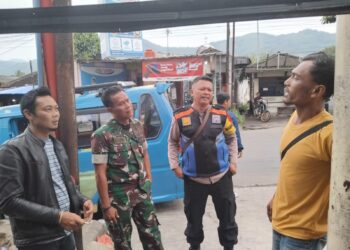Bhabinkamtibmas sampaikan pesan – pesan kamtibmas terhadap warga dan pemuda