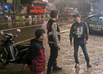 Patroli KRYD Malam Hari. Polsek Baros Cegah Kejahatan Malam hari