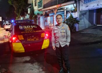 Unit Samapta Polsek Cikole Laksanakan Patroli Malam