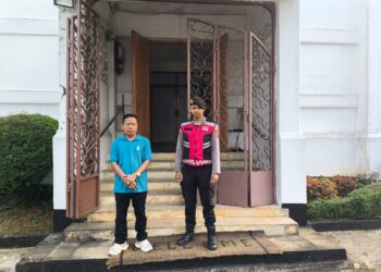 Polsek Baros Berikan Rasa Aman, Nyaman. Minggu Kasih Gereja Sidang Kristus