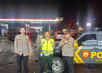 Patroli KRYD ke Obyek Vital Malam Hari untuk Cegah  Gangguan Kamtibmas Serta Berikan Rasa Aman Kepada Masyarakat.