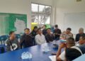 Ngariung bareng Kapolsek. Efektikan Lintas Sektoral Pengusaha angkutan penumpang Kapolsek Baros sampaikan pesan Kamtibmas