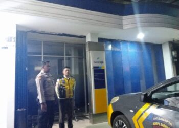 Antisipasi kriminalitas  Polsek Cisaat kontrol ATM dan Bank