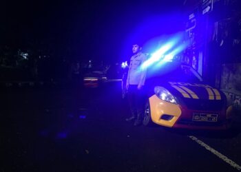 Jaga Kondusifitas Polsek Citamiang Sukabumi Gencarkan Patroli