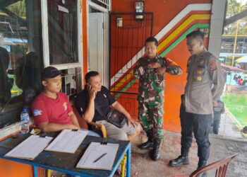 Unit Samapta Polsek Cisaat Lakukan Pengawasan Obyek Wisata Kolam Renang Cigunung