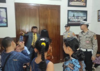 Pam Gereja, Sudah Menjadi Rutinitas Anggota Polsek Warudoyong