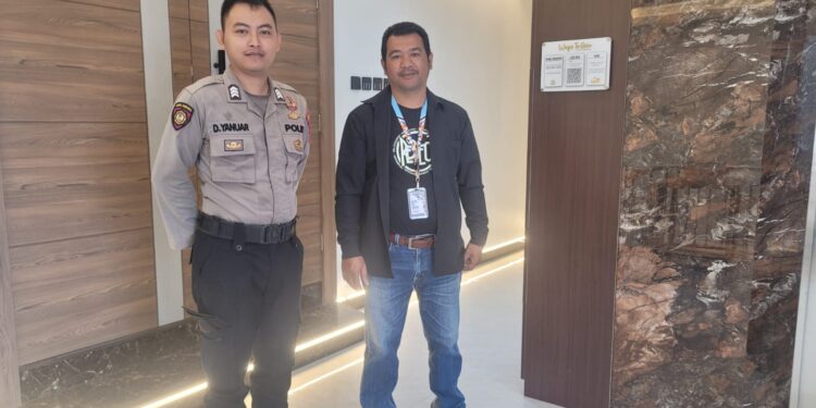 Minggu Kasih, Polsek Cisaat  Berikan Pengamanan Ibadah Kebaktian Minggu Gereja GBI MNCC Sukabumi