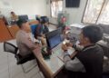 Bhabinkamtibmas Polsek Cikole dan Babinsa Gelar Patroli Kamtibmas di Kelurahan Kebonjati
