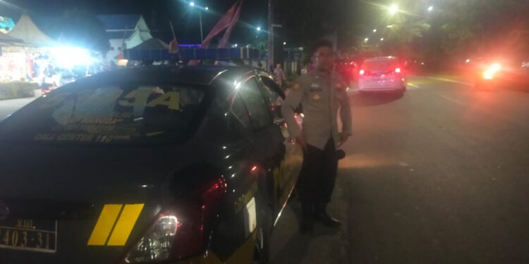 Aktifkan Patroli, Polsek Baros Ajak Pengelola Pasar Malam Jaga Kondusifitas Kamtibmas
