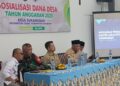 Kapolsek Cisaat Berikan Sosialisasi Prioritas Pengelolaan Dana Desa