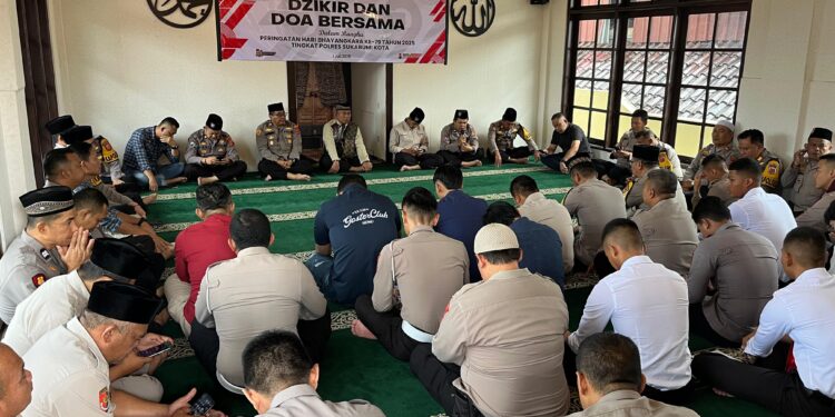 Jelang Hari Bhayangkara ke-79, Polres Sukabumi Kota Gelar Do’a Bersama