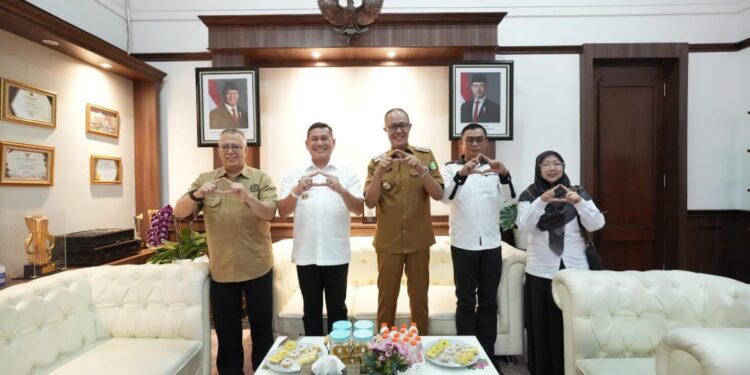 Tingkatkan Upaya P4GN, BNNK Sukabumi Kunjungi Pemkot