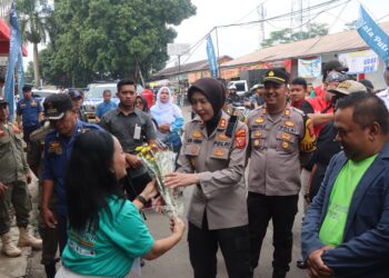 Kapolres AKBP Rita Suwadi Hadiri Pembukaan Turnamen Sepakbola Putri Nusantara II 2025