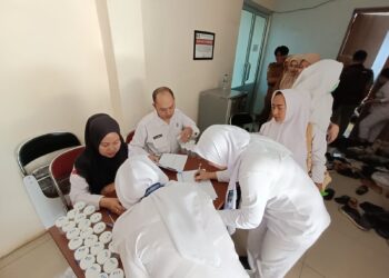 BNNK Sukabumi Pastikan Pegawai RSUD Pelabuhanratu Bersih Narkoba