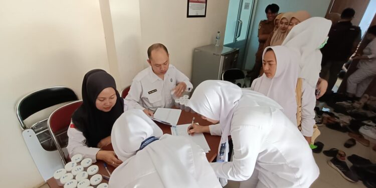 BNNK Sukabumi Pastikan Pegawai RSUD Pelabuhanratu Bersih Narkoba