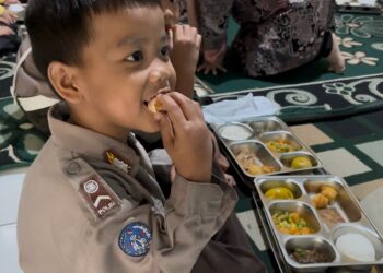 Puluhan Anak RA di Kota Sukabumi Lahap Nikmati MBG